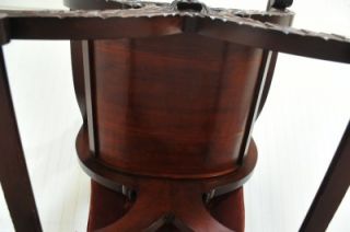 Antique Carved Mahogany North Wind Face Curule Throne Chair Renaissance Revival