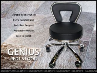 Genius Pedicure Stool Massage Spa Chair  Nail Salon Furniture