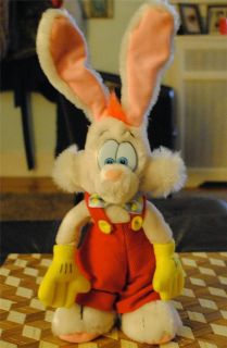 14" Who Framed Roger Rabbit 1987 Walt Disney Applause Plush Stuffed Doll Vintage
