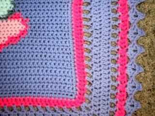 New Hello Kitty Handmade Crochet Baby Child Afghan Blanket L K at Pictures