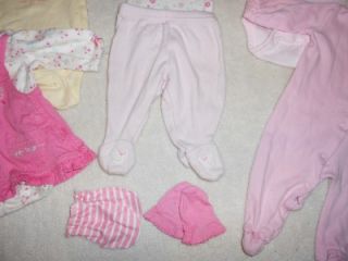 Baby Girls Infant Preemie Clothing Accessories Lot Hats Mittens Outfits More
