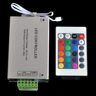 24 44 Key 2 4 6 8A Amplifier IR Remote Control RGB 5050 3528 SMD LED Light Strip