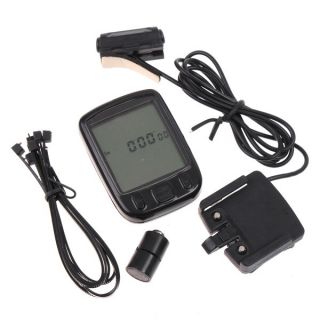 LCD Cycling Bicycle Bike Computer Odometer Speedometer Waterproof 24 Functions