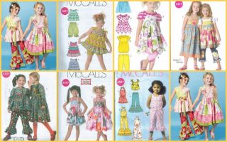 OOAK Boutique Style Clothes Outfits McCalls Sewing Pattern Childs Girls Toddler
