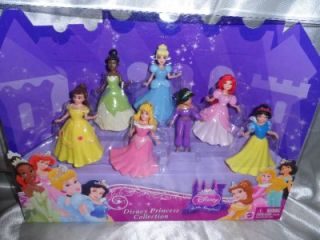 Disney Princess Ariel Jasmine Belle 7 Fashions 7 Polly Pocket Dolls New Cute