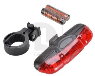 2013 Waterproof 5 LED Bike Bicycle Cycling Safety Rear Tail Lamp Light