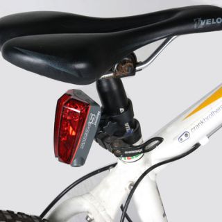 Bicycle Bike 5 LED Red Laser Beam Cycle Lights Safety Rear Tail Flash Light Lamp