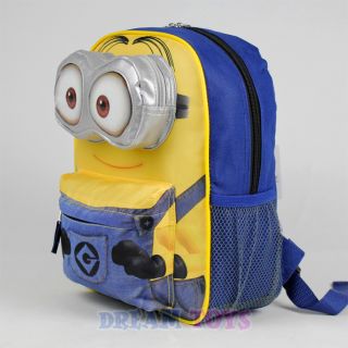 Despicable Me Backpack Minions Goggles 12" Small Boys Girls Toddler Book Bag