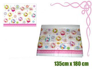Sanrio Hello Kitty Birthday Party Supply Plastic Table Cover H157