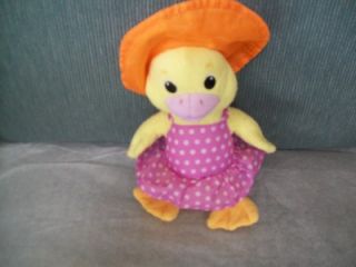 Fisher Price Wonder Pet Ming Ming Duck Bath Tub Toy or Pool Toy Terry Cloth