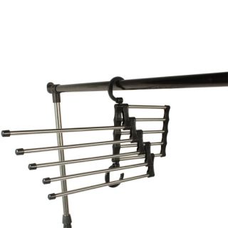5 in 1 Multifunctional Stainless Steel Trousers Rack Closet Organizers Portable