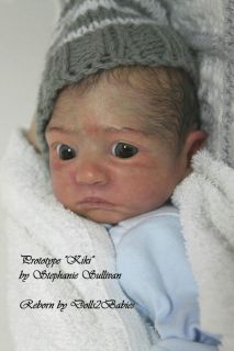 DOLLS2BABIES Reborn Baby Doll Prototype Kiki by Stephanie Sullivan