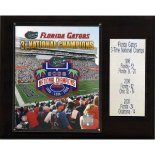 NCAA Football Florida Gators Champions Plaque