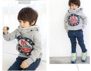 Baby Kids Children Boy Astronaut Thick Cotton Cashmere Coat Jacket Hood Sweater