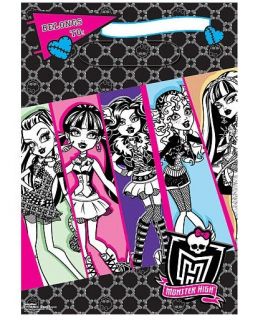 Monster High Birthday Party Loot Treat Bags Party Favors Supplies 8 Ct