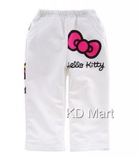 New Toddler Girls "Hello Kitty" Tracksuit 2 Pcs Outfit Sets size1 2 3 4 5