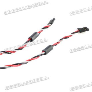 RC Servo Y Extension Cord Cable Wire Connection Splitted Lead Jr Futaba 60cm 5pc