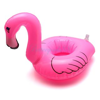 3pcs Summer Party Flamingo Drink Holder Inflatable Pool Mini Toy