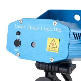 Mini LED Laser Stage Projector Lighting Disco Party DJ Club Remote Control EU US