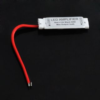 2pcs Mini Tiny Signal Amplifier for 5050 3528 SMD RGB LED Light Strip DC 12V 12A
