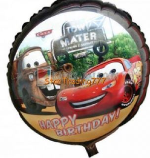 Disney Cars McQueen and Funny Car Birthday Party Balloon