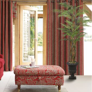 Laura Ashley Home 96 Realistic Areca Palm Tree in Decorative Planter