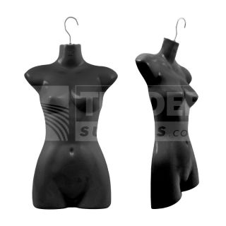 2 x Female Hanging Body Form Display Mannequin Bust Dummy Torso Shop Fitting
