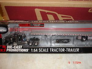DCP 1 64 Scale Peterbuilt Flatbed Tractor Trailer