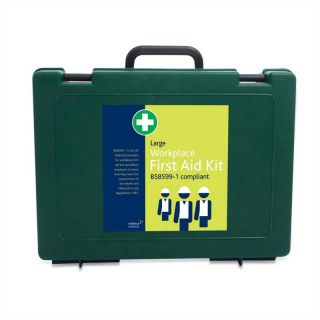 5g Direct BS8599 1 Large Workplace First Aid Kit in Green Cambridge Box