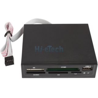 3 x New High Quality 3 5" Internal USB 2 0 Flash Multi Card Reader Black