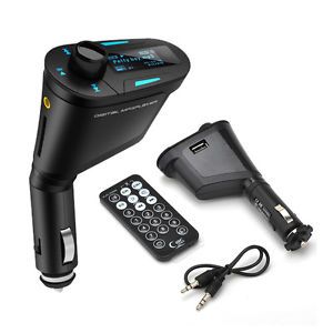 Car Kit  Player Wireless FM Transmitter Modulator USB SD MMC LCD with Remote