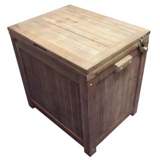 Classic Wooden Ice Chest Wine Beer Food Drink Storage Container Cooler Wood