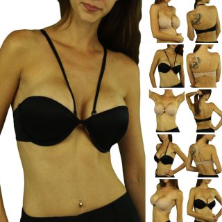 Pick Your Size and Color for 1 Multi Way Convertible Padded Push Up Bra Low Cut