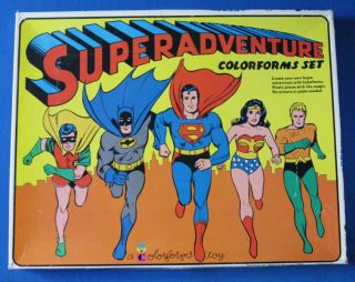 Classic Colorforms Super Adventure Set 1974 Near Mint Unused
