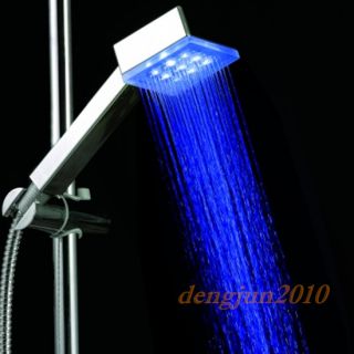 Environmental Friendly Color LED Shower Head 3 Lights Water Home Bath Bathroom
