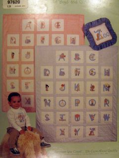 Precious Moments Cross Stitch Pattern Booklet 25 Alphabet Kids