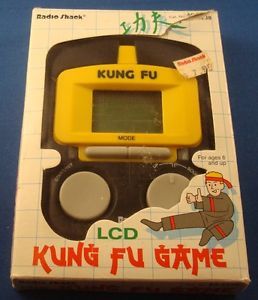 Radio Shack Kung Fu Electronic Handheld Travel Pocket LCD Toy Game Box 1980s