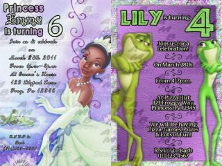 Disney Princess The Frog Invitations Party Supplies