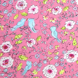 Free Spirit London Ashford Pink Dena Designs Cotton Quilt Quilting Fabric Yd