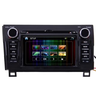 Car GPS Navigation HD Touch Screen Radio TV DVD Player for 2007 11 Toyota Tundra
