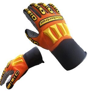New Seibertron Heavy Duty High Impact Protection Gloves Extra Tough Work Gloves