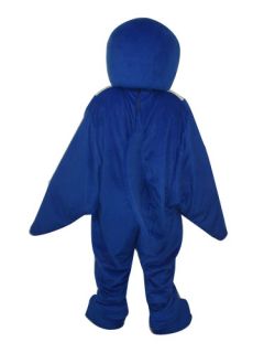 Giant Sea Blue Dolphin Cartoon Adult Mascot Costume