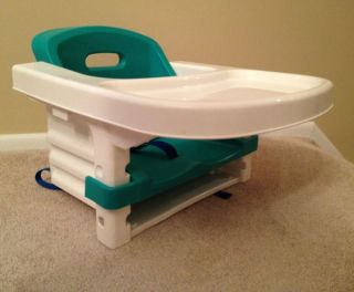 Safety First 1st Portable Booster Seat High Chair with Tray for Feeding Eating