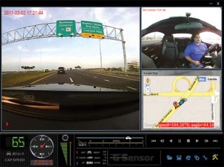 Vehicle Dashboard Dash Black Box Dual 2 Cam Camera Video Recorder GPS Tracker SD