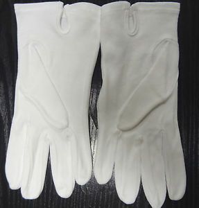 Mens White Formal Serving Gloves Masonic Gloves Military Gloves Church Gloves