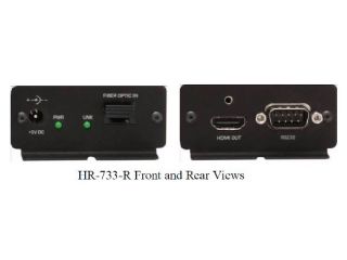 Hall Research HR 733 HDMI DVI VGA Audio RS 232 Over Fiber Extender Switcher