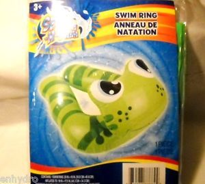 New Frog Inflatable Swim Ring Plastic Pool Water Toy Kids Float Outdoor Animal