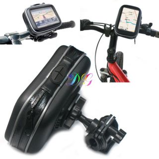 Motorcycle Bike Cycle GPS Satnav Waterproof Case Mount