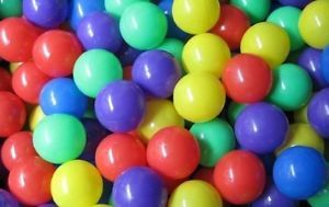 100 Pcs 2 17 "Colorful Balls Fun Ball Soft Plastic Balls for Baby Kids Toy