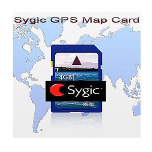 Original Brand Sygic Genuine GPS Map Card Software with 4GB Standard SD Card Hot